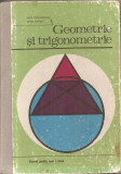 (C4697) MATEMATICA. GEOMETRIE SI TRIGONOMETRIE, MANUAL PENTRU ANUL I DE LICEU, AUTORI: LAURA CONSTANTINESCU SI CRISTU PETRISOR, EDP, 1975