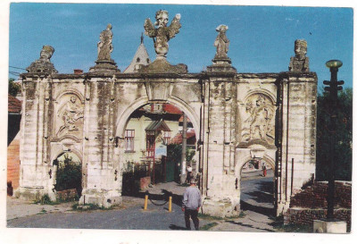 #carte postala(ilustrata)- ALBA IULIA-Poarte a-I-a a Cetatii foto