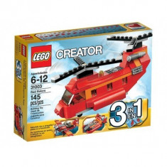Lego Creator 31003 - Avion , elicopter si nava cu perna de aer 3 in 1, 145 piese, transport gratuit foto