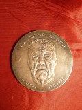 Medalie argint macat 1000-A 90aAniversare pictor Fernand Leger 1955, Europa