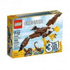 Lego Creator 31004 - Vultur, Scorpion sau Castor, 3 in 1, 166 piese, transport gratuit foto