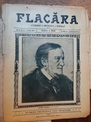 revista flacara 18 mai 1913 ( numar inchinat lui wagner ) foto