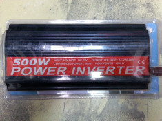 Invertor ( convertor ) 12v la 220V 500! CALITATE SUPERIOARA ! foto