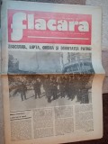 Ziarul flacara 10 martie 1977-primul nr al ziarului dupa cutremur,art. si foto