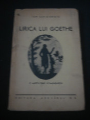 ION SAN GIORGIU - LIRICA LUI GOETHE {editie veche} foto