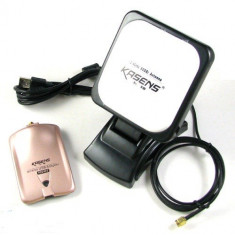 WIRELESS ADAPTER USB ADAPTOR WIFI KASENS 990WG 6000MW + ANTENA 60DBI foto