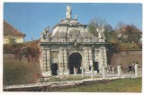 #carte postala(ilustrata)- ALBA IULIA-Poarte a-III-a a Cetatii, Necirculata, Printata