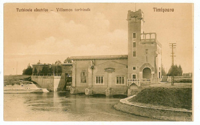 2061 - TIMISOARA, turbinele electrice, Romania - old postcard - unused foto