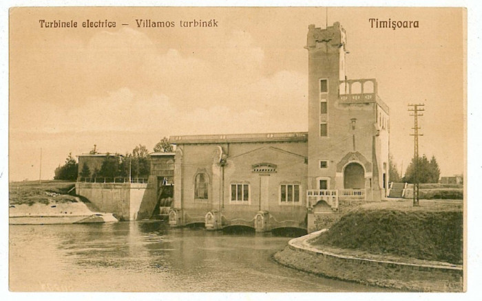 2061 - TIMISOARA, turbinele electrice, Romania - old postcard - unused