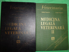 Medicina legala veterinara(volumul 1+2)-Ovidiu Popescu,Traia Enache foto