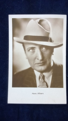 Hans Albers - Vedere AMAG-Artisti-Actori din anii 1930-40-circulata Ro anii &amp;#039;30 foto