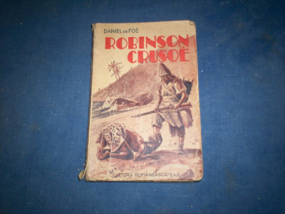 ROBINSON CRUSOE DANIEL DEFOE volumul 3 1940 foto