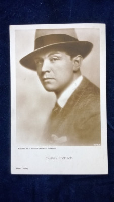 Gustav Frohlich-vedere Ross-Artisti-Actori din anii 1930-40 - circulata Romania foto