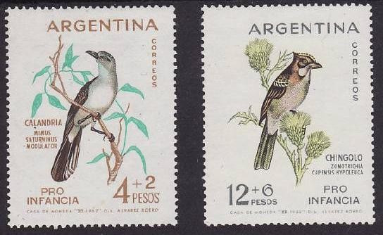 Argentina 1962 - Mi.no.806-7 neuzat