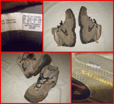 SALOMON GHETE , BOCANCI : MEMBRANA GORE TEX - SENSIFIT -tura, munte, treking, hiking, outdoor foto