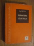 INDRUMATORUL IZOLATORULUI - Voicu Nitescu - 1974, 479 p., Alta editura