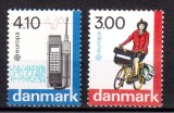 DANEMARCA 1988, Europa CEPT, serie neuzata, MNH, Nestampilat