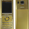 Vand Carcasa Nokia 6500 Classic Clasic Noua Completa Metalica Gold Aurie Auriu