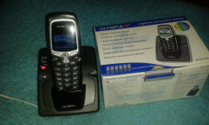 Telefon fix fara fir(cordless),marca Olympia,display color,70 lei! foto