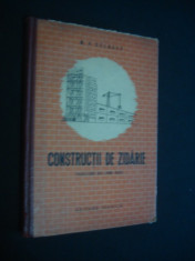 M. B. CELBAEV - CONSTRUCTII DE ZIDARIE foto