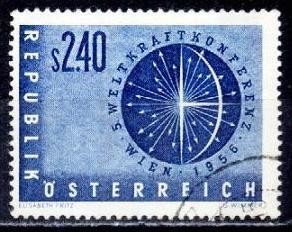 Austria 1956 - Yv.no.859 stampilat foto