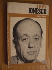 EUGENE IONESCO - 3 Plays: The Chairs, The Killer, Maid to Marry - 1963, 189 p.