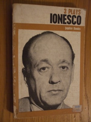 EUGENE IONESCO - The Chaire, The Killer, Maid to Marry - 1963, 189 p. foto