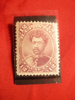 Timbru 12 C 1883 lila Hawai foto