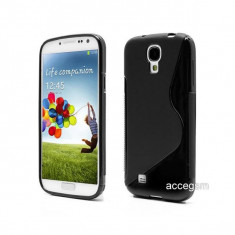 Husa / Carcasa Samsung Galaxy S4 i9500 / i9505 TPU S-line neagra - calitate superioara foto