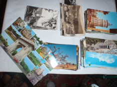 lot 160carti postale romanesti vechi color+ carti postale vechi alb negru foto