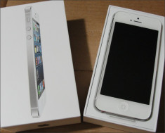 =SUPEROKAZIE= Telefon mobil Apple iPhone 5, 64GB, 64GB, 64GB, 64GB, 64GB, White Alb NOU NOU foto