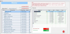 Program gestiune stocuri materii prime (pret ultim) pe baza de retetar - Bucatarie foto