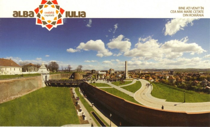 Carte postala CP AB011 Alba Iulia - Vedere panoramica cetate