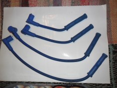 set fise bujii SILICON 10mm Albastru MAGNECOR Ford Puma Fiesta KA Focus Zetec SE benzinare 1.3 1.4 1.6 1.7 16v tuning motor aprindere scanteie foto