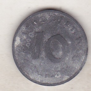 bnk mnd Germania 10 pfennig 1944 F foto