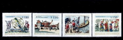 B1868 - Austria 1966 - Yv.no.1054-7 neuzat,perfecta stare foto