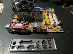 Placa de baza sk.AM2 WinFast cu procesor AMD Sempron 2800+ cooler Alpine 64 placuta io shield cs678 foto