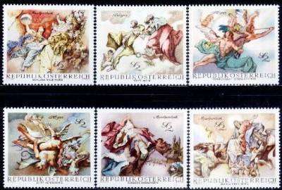 Austria 1968 - Yv.no.1108-13 neuzat foto