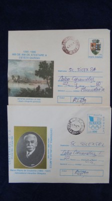 2 Intreguri postale circulate foto