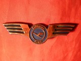 Insigna Aviatie Lufthansa -Junior - plastic metalizat ,l= 8,2 cm