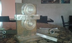 masina laminat in &amp;quot;H&amp;quot; plumb pentru vitralii foto