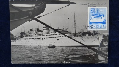 Motonava Transilvania in Portul Constanta + Maxima Vapor-Maritim-circulata Iasi foto