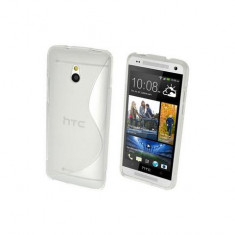 Husa silicon TPU S-Line HTC 601e, One Mini, M4 transparenta - Produs Nou + Garantie - BUCURESTI foto