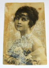 Carte postala - ARTA - Bust de femeie - necirculata anii 1910-1920 - 2+1 gratis toate produsele la pret fix - RBK4064 foto