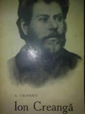 G. Calinescu - Ion Creanga foto