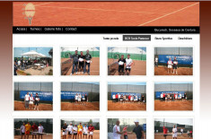 Site prezentare firma baza sportiva tenis foto