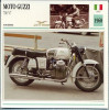 431 Foto Motociclism - MOTO GUZZI 700 V7 - ITALIA -1968 -pe verso date tehnice in franceza -dim.138X138 mm -starea ce se vede