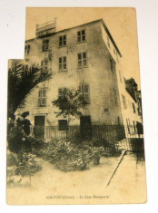 Carte postala - ARHITECTURA - casa lui Napoleon in Corsica - circulata anii 1910-1920 - 2+1 gratis toate produsele la pret fix - RBK4070 foto
