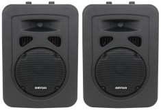 ECHIPAMENT COMPLET KARAOKE COMPUS DIN 2 BOXE ,AMPLIFICATOR CU STICK,CARD,EFECTE SI SET 2 MICROFOANE KARAOKE. foto