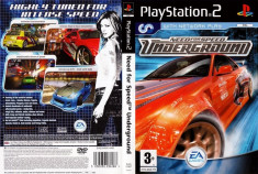 Joc original Need For Speed Underground pentru consola PlayStation2 PS2 foto